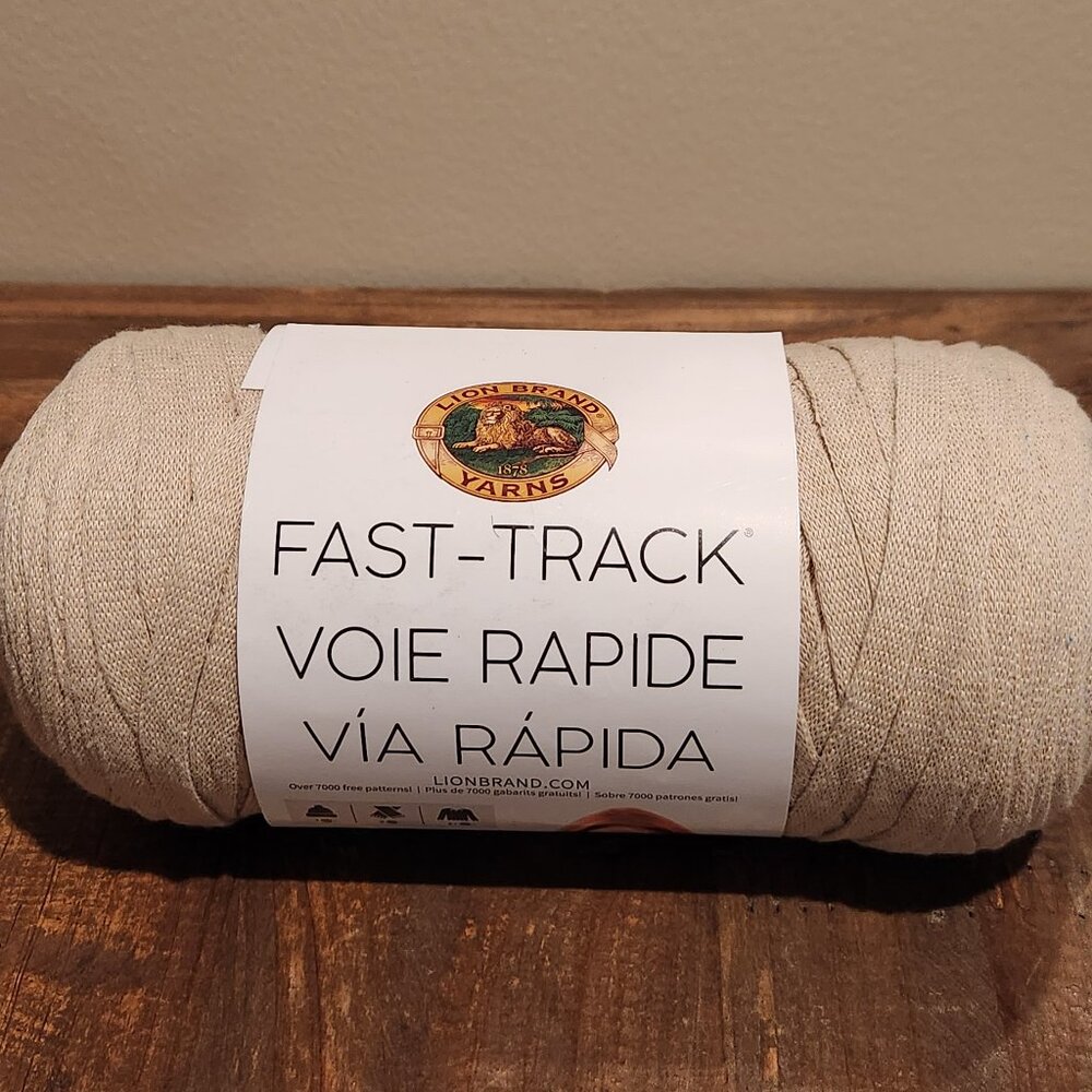 Lion Brand Fast-Track Yarn in Truckers Taupe